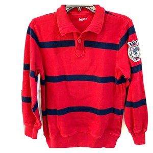 GAP Kids Rugby/Mock Turtle Cotton Sweater